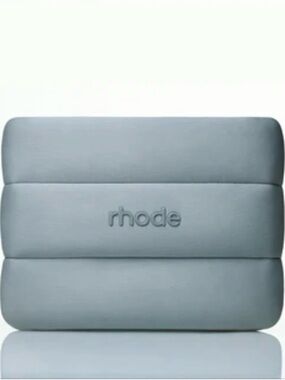RHODE light grey makeup pouch